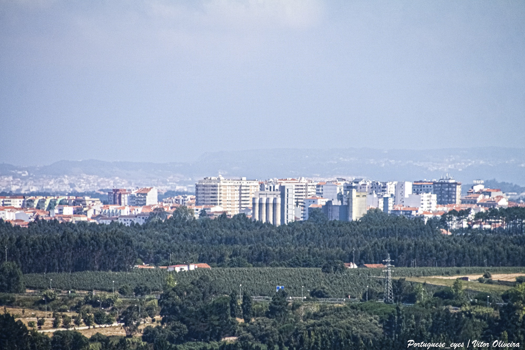 Vista da cidade de Caldas da Rainha