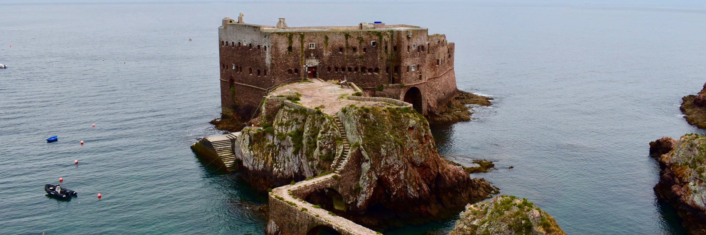 Forte de São João Baptista, na ilha da Berlenga, ao largo de Peniche, na Costa Oeste de Portugal